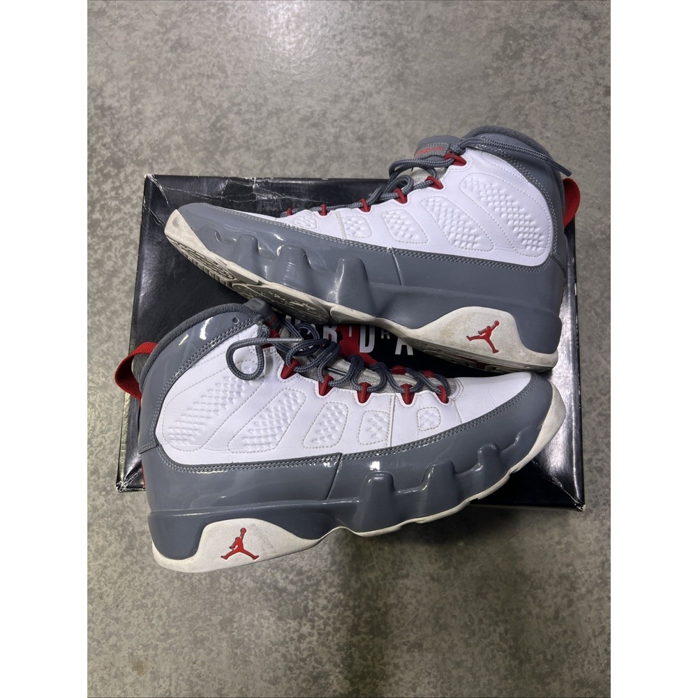 Mens Size 11 - Air Jordan 9 Retro Fire Red Cool Grey READY TO SHIP‼️ With Box